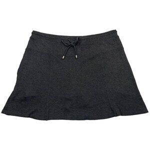 GREEN TEA Women's Tennis/Bicycle Skort Size Small Grey Black Mini Activewear EUC